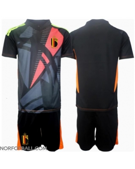 Billige Fotballdrakt Belgia Keeper Replika Hjemmedraktsett Barn EM 2024 Kortermet (med bukser)